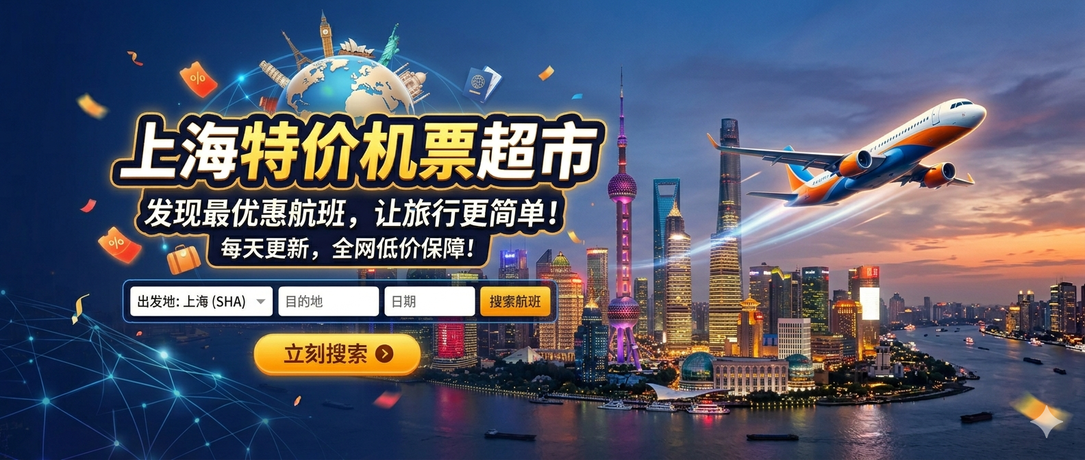 上海特价机票超市